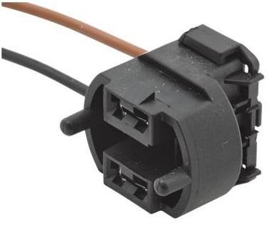 Conector HELLA 8KB 193 607-001 pentru lămpi H7, halogen, cabluri maro/negru